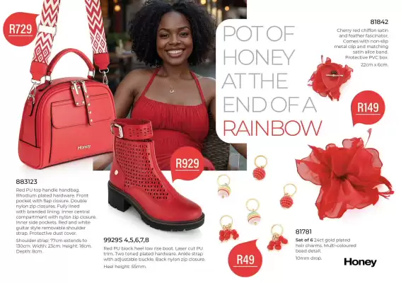 Honey Fashion Accessories catalogue (valid until 17-09)
