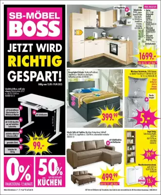 Möbel Boss Prospekt (gültig bis 19-09)