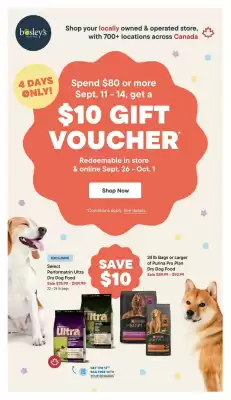 Bosley's flyer (valid until 1-10)