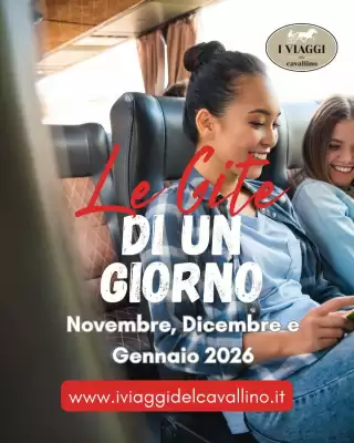 Volantino I Viaggi del Cavallino (valido fino al 31-01)