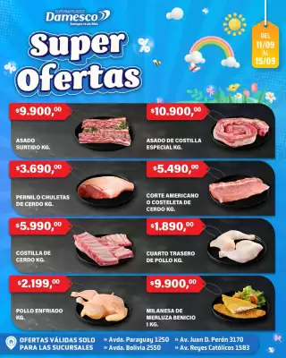 Catálogo Supermercados Damesco (válido hasta 15-09)