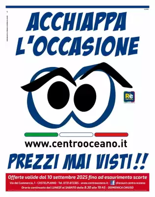 Volantino Centro Oceano (valido fino al 23-09)