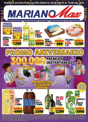 Catálogo Supermercados Mariano Max (válido hasta 15-09)