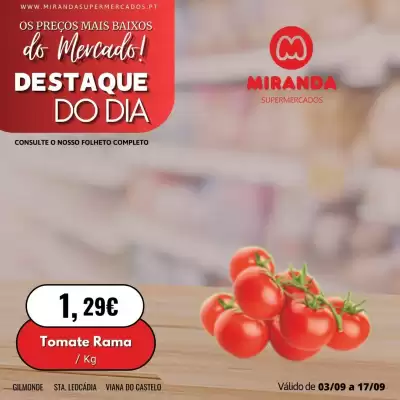 Folheto Miranda Supermercados (válido até 17-09)