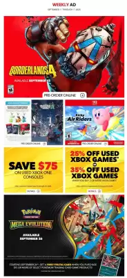 GameStop flyer
