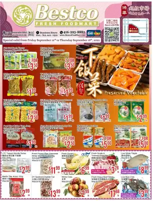Bestco Food Mart flyer (valid until 18-09)