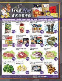 FreshWay Foodmart flyer week 37 Page 1