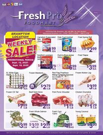 FreshPro Foodmart flyer week 37 Page 1