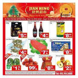Jian Hing Supermarket flyer week 37 Page 1