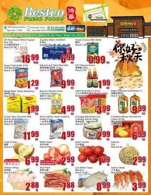 Bestco Food Mart flyer (valid until 18-09)