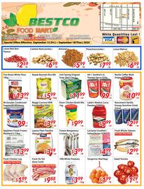 Bestco Food Mart flyer week 37 Page 1