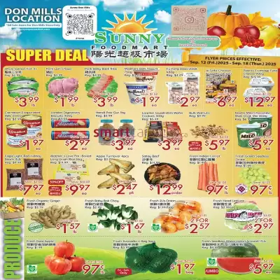 Sunny Food Mart flyer (valid until 18-09)