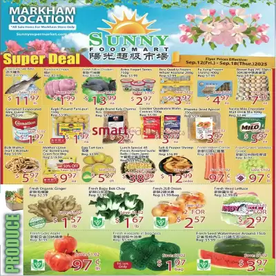 Sunny Food Mart flyer (valid until 18-09)