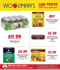 Woodman's weekly ad week 37 Page 1