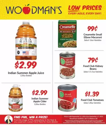 Woodman's weekly ad (valid until 17-09)