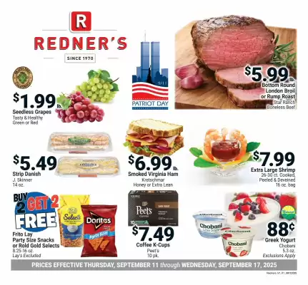 Redner's Warehouse weekly ad (valid until 17-09)