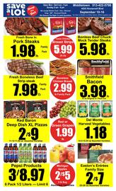 Save a Lot weekly ad week 37 Page 1