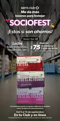 Catálogo Sam's Club (válido hasta 16-09)