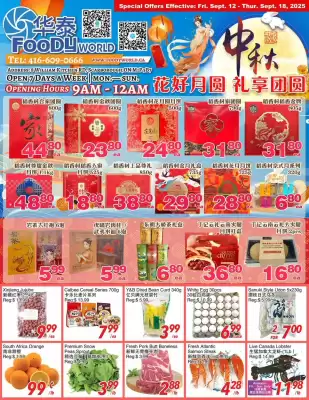 Foody World flyer (valid until 19-09)