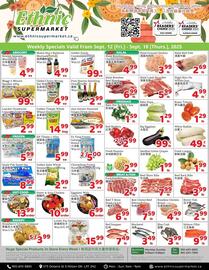 Ethnic Supermarket flyer week 37 Page 1