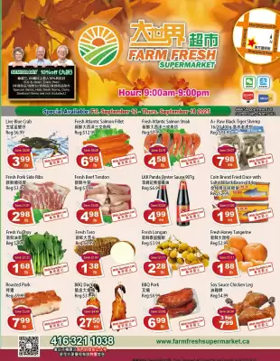Farm Fresh Supermarket flyer (valid until 18-09)