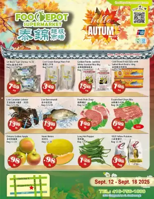 Food Depot Supermarket flyer (valid until 18-09)