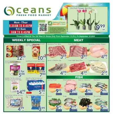 Oceans Fresh Food Market flyer (valid until 18-09)