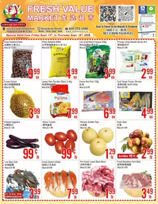 Fresh Value flyer (valid until 18-09)