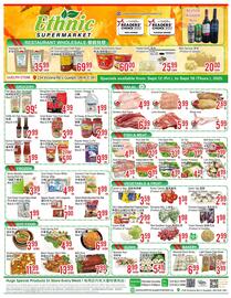 Ethnic Supermarket flyer week 37 Page 1
