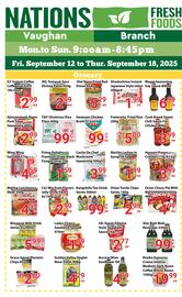 Nations Fresh Foods flyer week 37 Page 1
