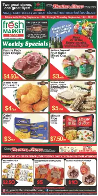 Fresh Market Foods flyer (valid until 18-09)