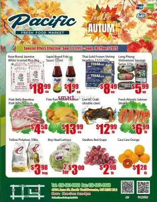 New Pacific Supermarket flyer (valid until 18-09)