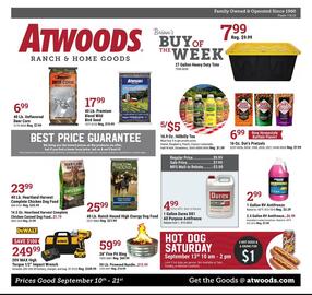 Atwoods Ranch & Home weekly ad Page 1