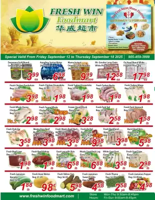 Fresh Win Foodmart flyer (valid until 18-09)