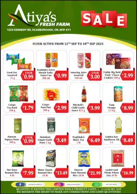 Atiya's Fresh Farm flyer (valid until 18-09)
