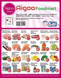 Aigoo Foodmart flyer week 37 Page 1