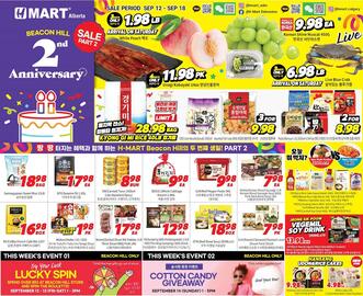 H-Mart flyer week 37 Page 1