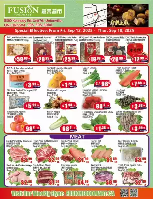 Fusion Supermarket flyer (valid until 18-09)