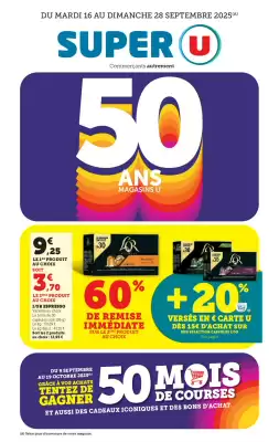 Catalogue Super U (valable jusqu'au 28-09)