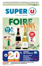 Catalogue Super U | FOIRE AUX VINS page 1