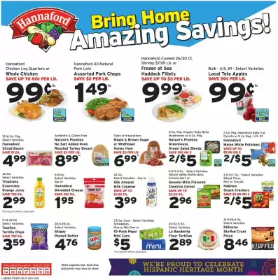 Hannaford flyer (valid until 20-09)