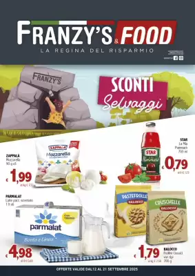 Volantino Franzy's Food (valido fino al 21-09)