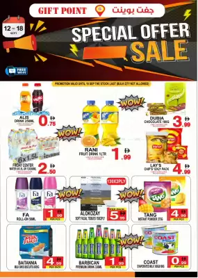 Gift Point catalogue (valid until 18-09)
