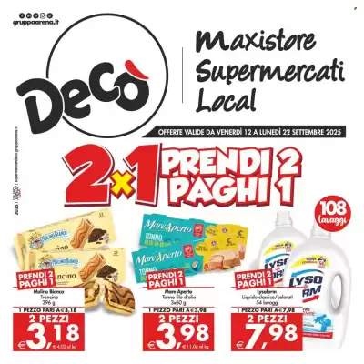 Volantino Deco Supermercati (valido fino al 22-09)