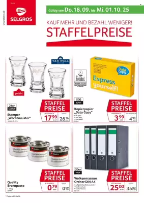 Selgros Prospekt (gültig bis 1-10)