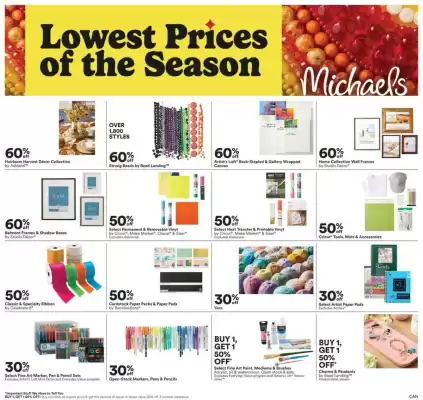 Michaels flyer