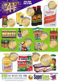 Super Save catalogue Page 1