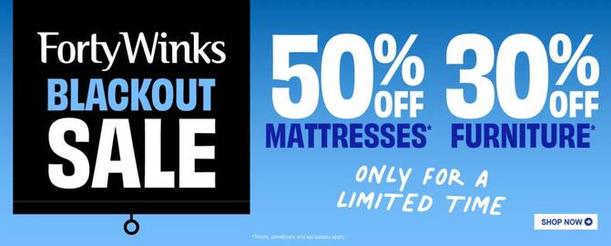 Forty Winks catalogue Page 1