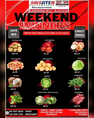 Saverite catalogue (valid until 14-09)