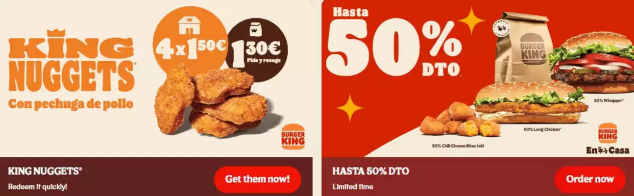 Folleto Burger King (válido hasta el 30-09)